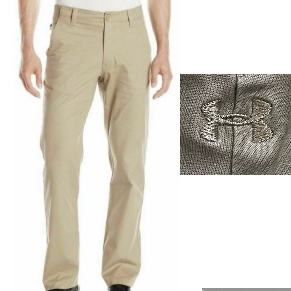 Under Armour Men’s 36X32‎ Khaki Performance Chino Tapered Leg Pant
